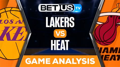 lakers vs heat prediction|Miami Heat at Los Angeles Lakers odds, picks and predictions.